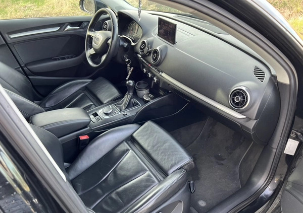 Audi A3 cena 47900 przebieg: 240000, rok produkcji 2013 z Trzebnica małe 466